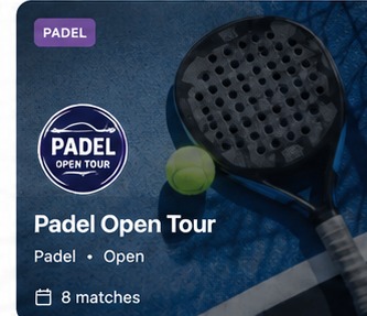 Padel competition